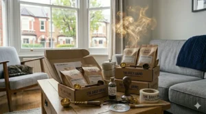 Close-up of artisan coffee beans, emphasising the freshness provided by a weekly subscription plan.