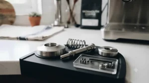 An exploded view showing the high-grade materials and parts of the best calibrated tamper.
