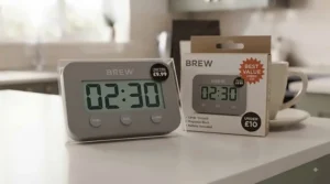 An affordable, value-priced digital timer perfect for coffee enthusiasts looking for a budget brewing tool.